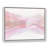 Soothing Pink - Floater Frame Print on Canvas