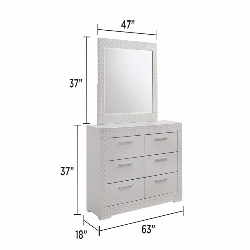 Miroir d'appoint moderne avec cadre en bois