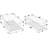 Sorbus Clear Stackable Kitchen and Fridge Storage Bins in 4 Variety Pack