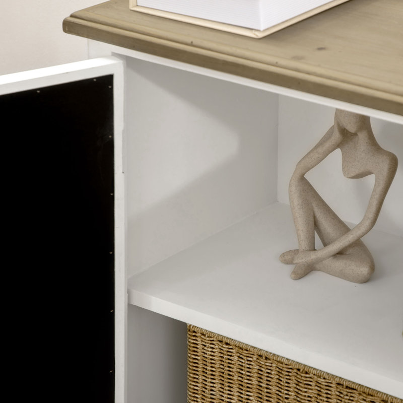 Aaronn Accent Cabinet, White
