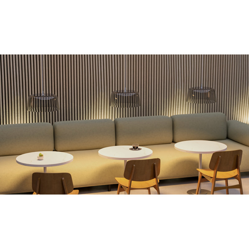 Yurei 3 - Light LED Pendant, Matte White, Dark Gray