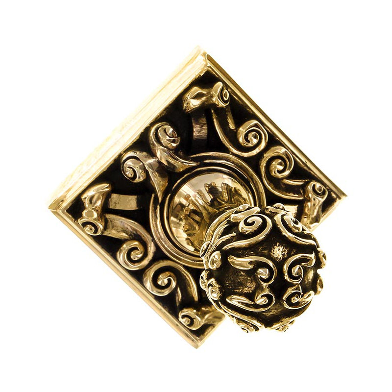 Sforza Robe Hook, Antique Gold