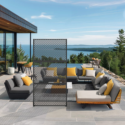 Leif 72''H Metal Privacy Screen