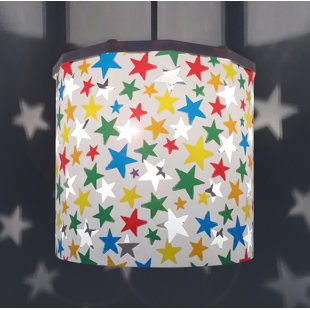 25cm H Plastic Drum Lamp Shade ( Spider )