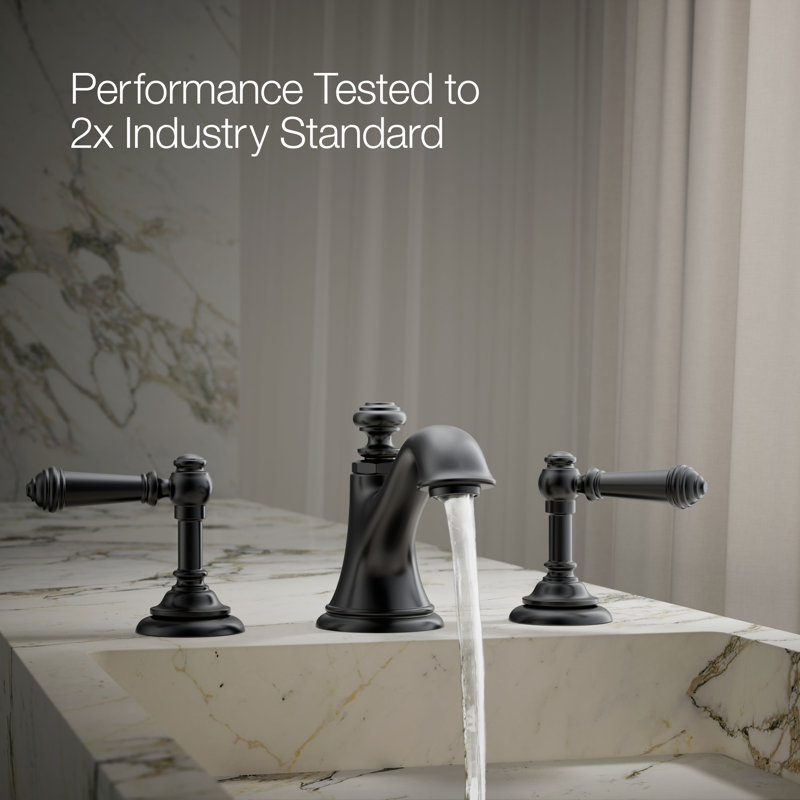 Artifacts Bathroom Sink Spout with Bell Design, Matte Black