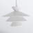 Vinnie 1-Light Pendant in White-1742904042
