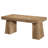 55.12" Modern Light Brown Wooden Executive Office Desk With Double Pedestal For Office