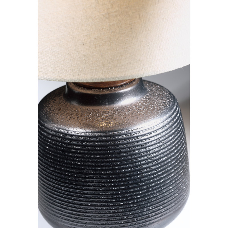 Lampe de table 17 po Normant, Bronze vieilli