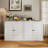 32''H Accent Cabinet With Doors,white-1561707669