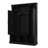 Modern All-In-One Hall Tree With Adjustable Shelves, Classic Arched Farmhouse Storage Bench With Dual Side Cabinets, Elegant Entryway Organizer With 7 Hooks For Mudroom, Hallway, Black-1159883132