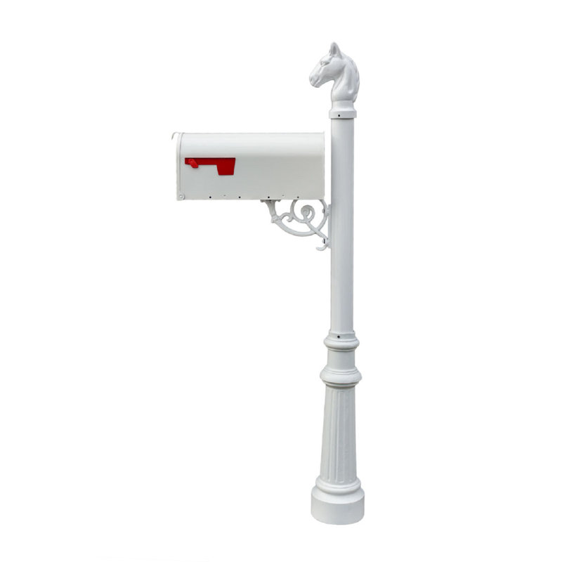 Aluminum Post Mounted Mailbox