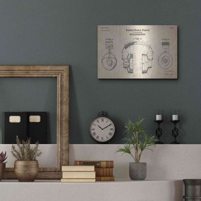 Art mural en métal Luxe, H 12 po x l 16 po