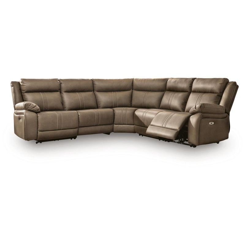 Max-Media 5-Piece Power Reclining Sectional