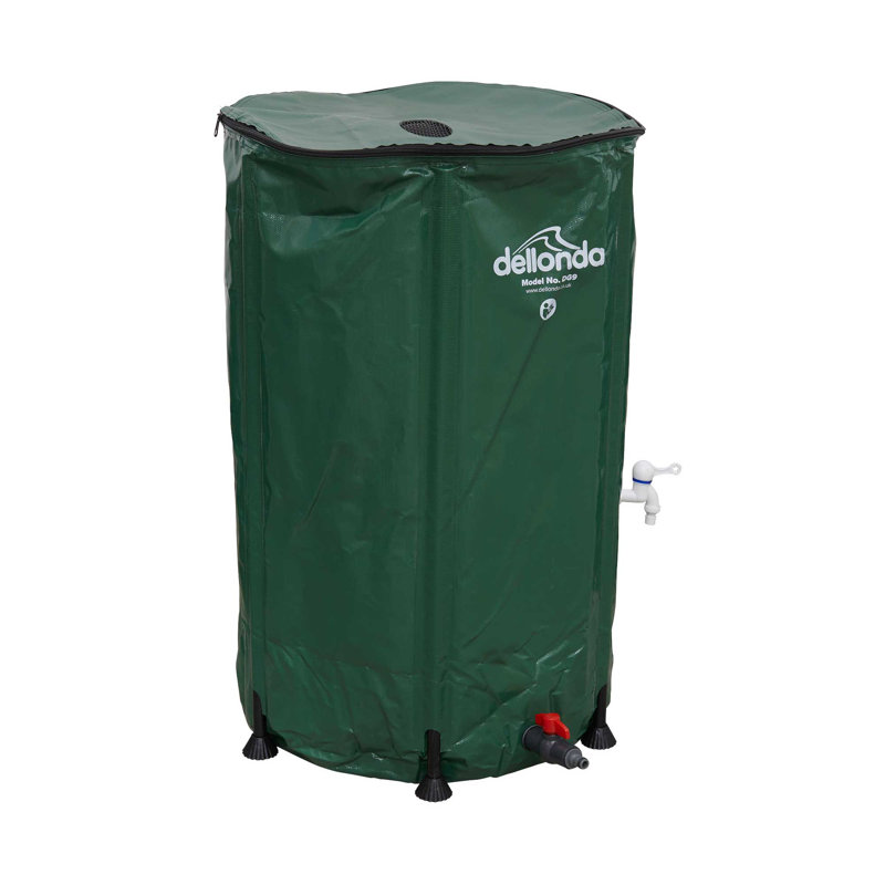 Dellonda Weather Resistant Polyester Rain Barrel, 88 H x 60 W x 60 D cm