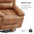  Oversized Wide Power Lift Recliner Chair - Heat and Massage, Faux PU Leather, Adjustable Back and Legs, Electric Lift Chair Designed for The Elderly and People with Mobility impaired-1603224663