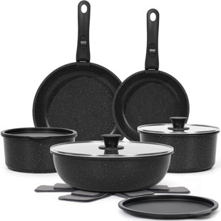 15pcs Pots And Pans Set Non Stick, Cookware Sets With Detachable Handle, Nonstick Rv Kitchen Cooking Tools Removable Handles, Oven Safe, Induction Fast, Stackable Induction Cookware