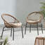 Chaise Edgar (ensemble de 2)