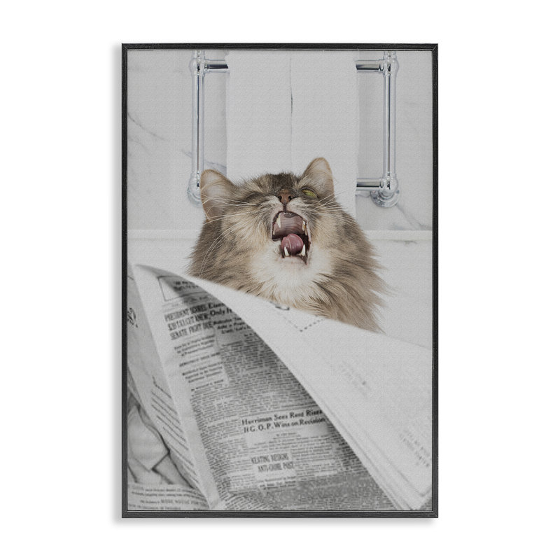 Giclée encadrée, lecture par Jesse Keith, H 18 po x l 12 po, Giclée encadrée noir minuit