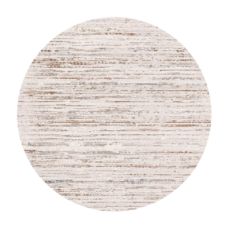 Striped Rug, Round 5'2"