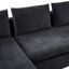 Canapé modulaire avec canapé en L 93,7 po et compartiment de rangement en bois pour salon-1660329964