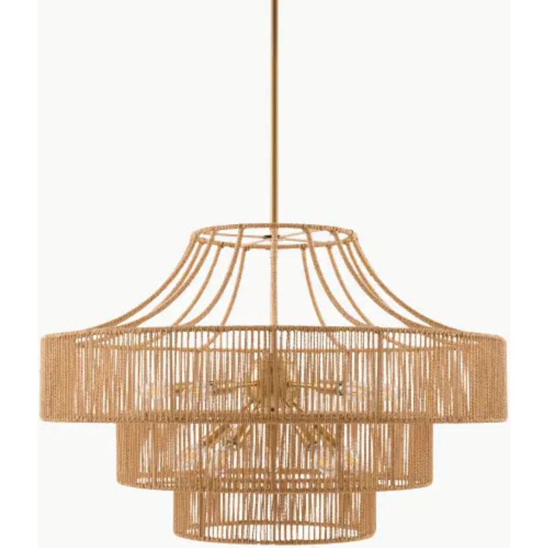 Lustre Vella, 22" H x 32" W x 32" D