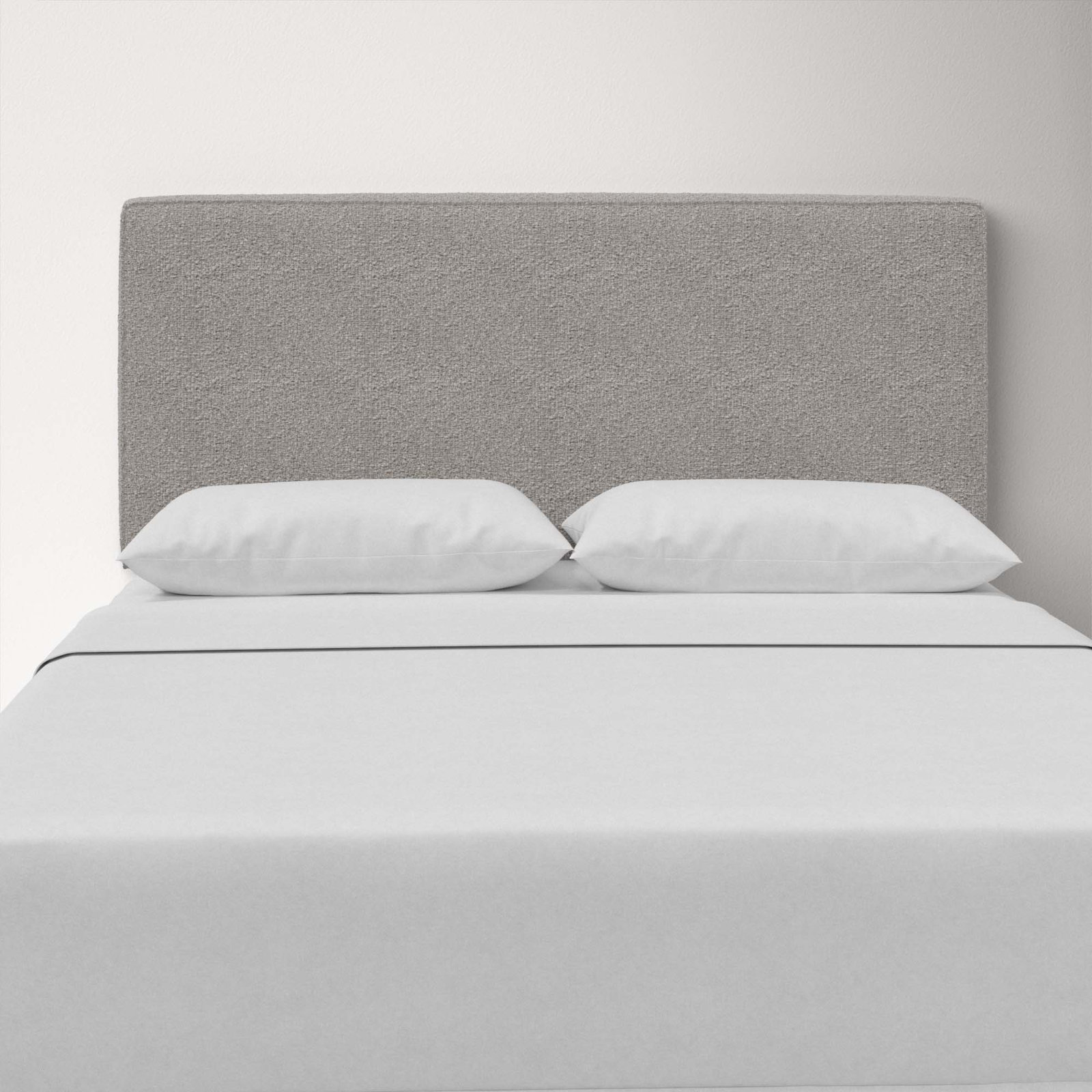 Marquise Upholstered Headboard, Queen, Classic Elephant Boucle