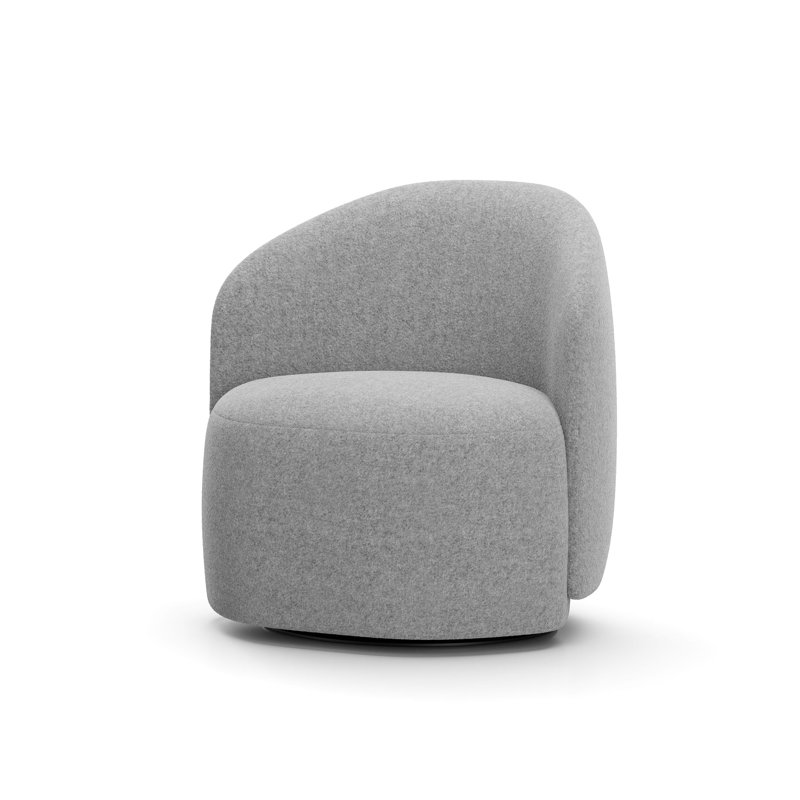 Taylor Swivel Barrel Chair, Divina Melange 120