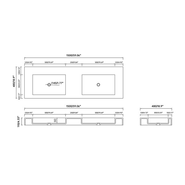 Dimensions du produit