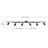 64.25 in. 6 -Light Fixed Track Kit with and