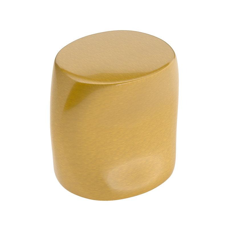 Bouton cylindrique, Aurum or brossé
