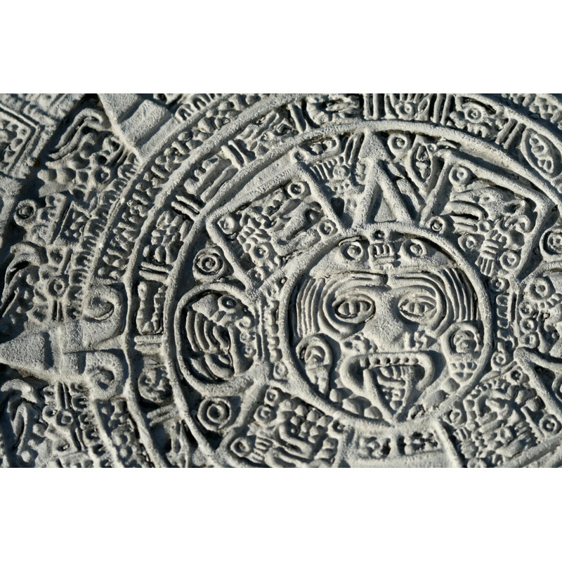 Aztec by Cabezonication - Wrapped Canvas Print, 20cm H x 30cm W