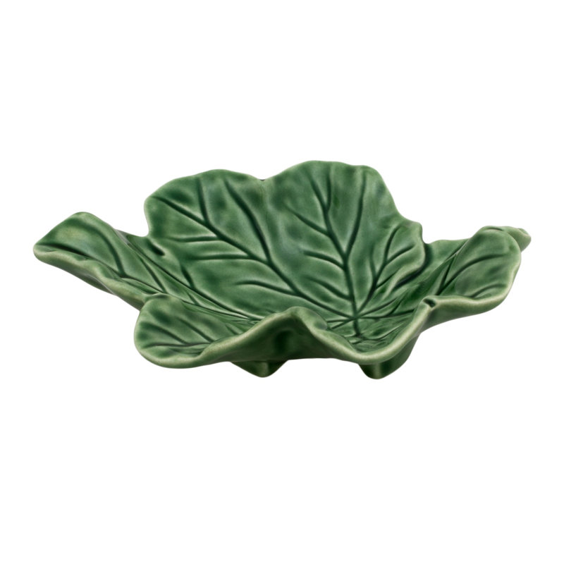 Bol à dessert à feuilles star, Vert
