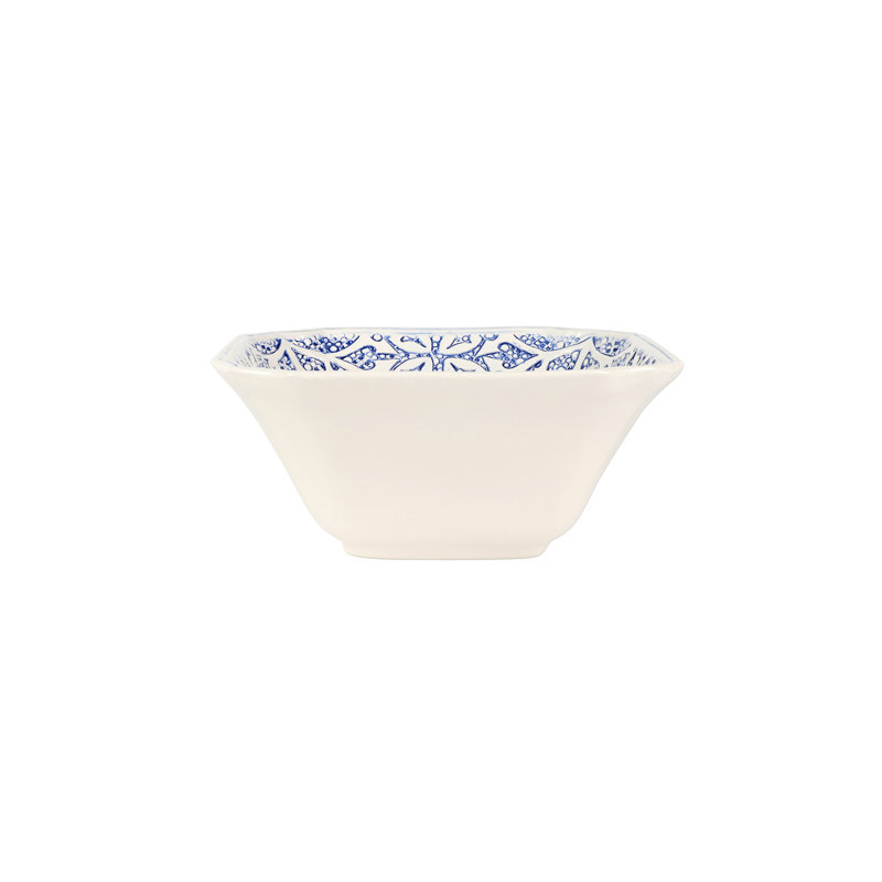 Uccello Blu Terra Bianca Rice Bowl