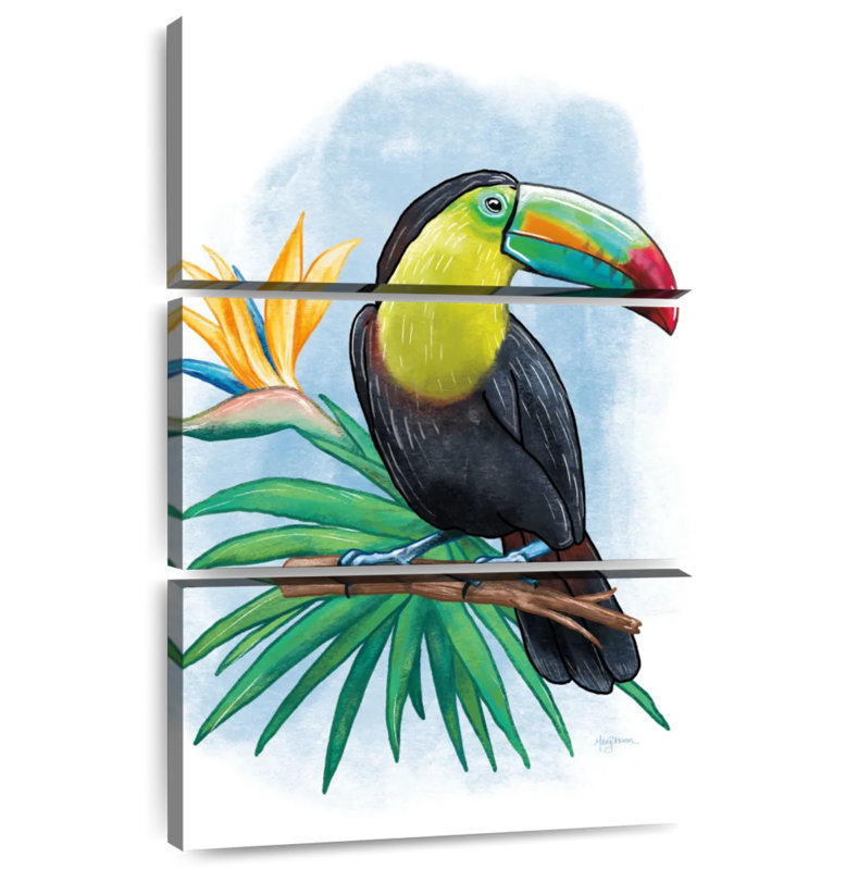 Brampt Tropical Flair I, 57" H x 36" W