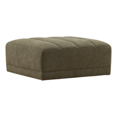 Lula Hardwood Upholstered Ottoman