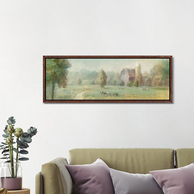 Tranquil Farm by Danhui Nai - Panoramic Print on Canvas
