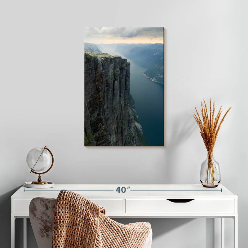 Gillard Kjerag Mountain Scene, 24" H x 16" W