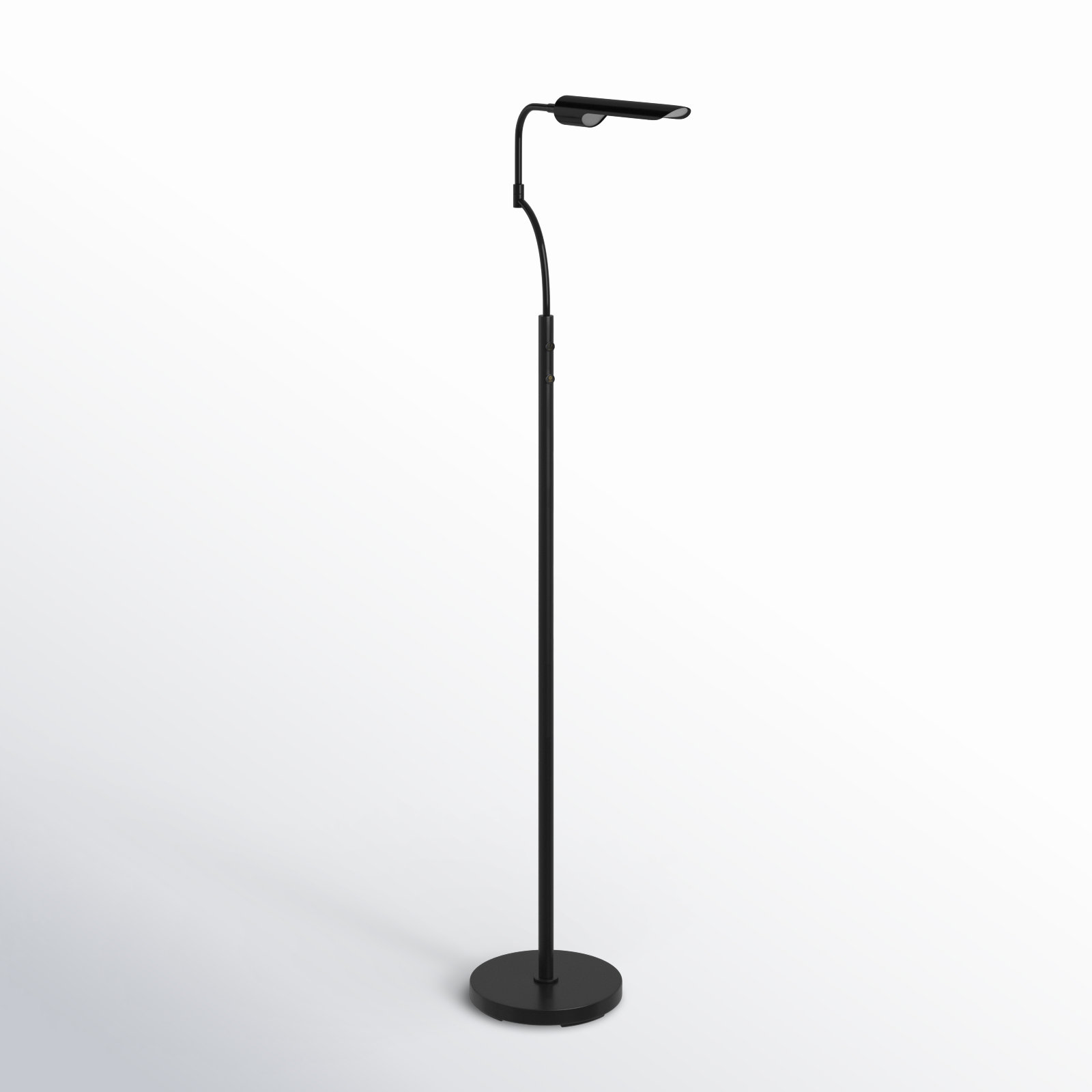 Mariner 66 " Dimmable and Smart-Enabled Floor Lamp, Black