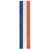 Orange / blanc / bleu marine