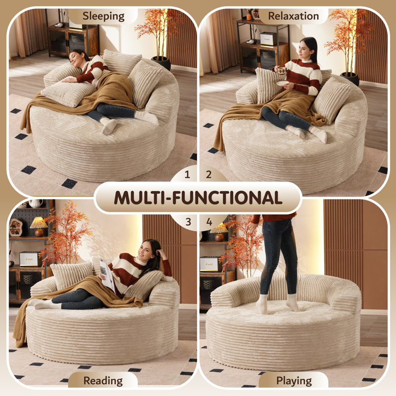 Canapé de compression Nathasa, Beige