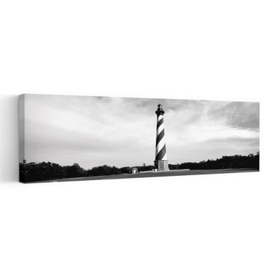 Cape Hatteras Lighthouse Outer Banks Buxton North Carolina USA by Dan Merkel - Wrapped Canvas Panoramic Print
