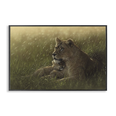 «Safe Haven Lion Cub», estampe numérique, conception par Collin Bogle