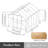 Double Door Polycarbonate Greenhouse Raised Base And Anchor Aluminum Heavy Duty Walk-In Greenhouses-114766790