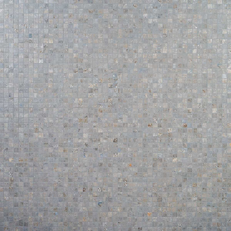 Portrait 1X1 Matte Porcelain Mosaic, Ocean Blue