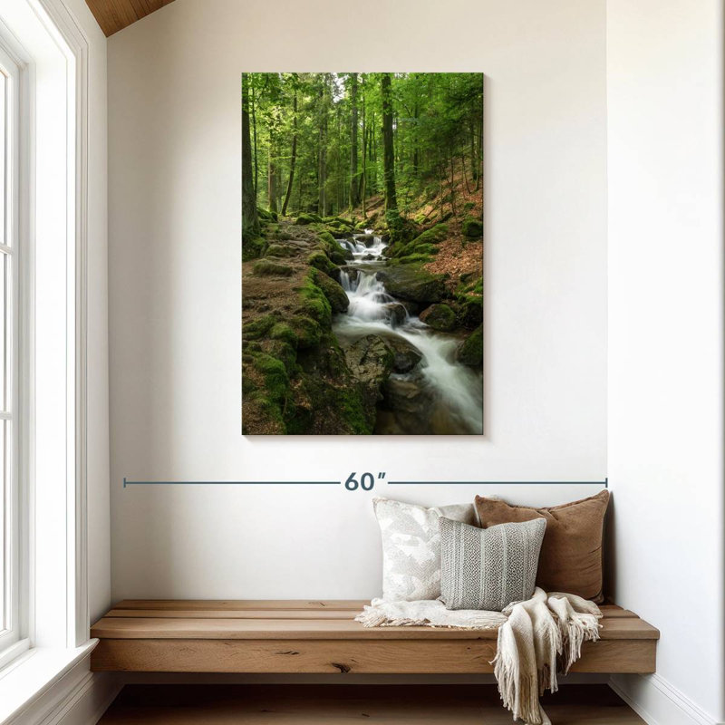 Alvord Buhl Forest Stream, 45" H x 30" W