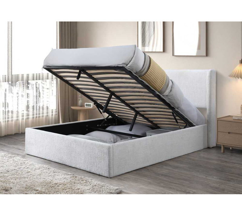 Structure de lit tapissier Jasper Boucle, Grand
