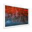 «Red Autumn Artistic Forest By The Lake III», reproduction sur toile