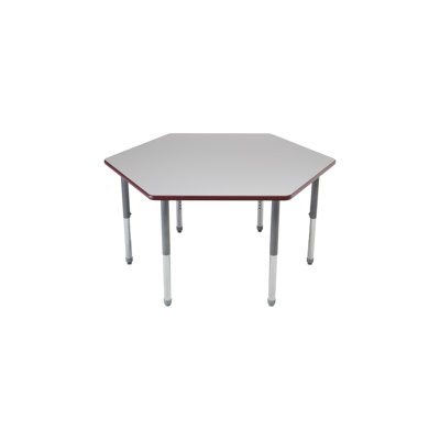 Tableau blanc - Tableau blanc - Pieds de luxe - Hexagone - l 60 po x L 60 po