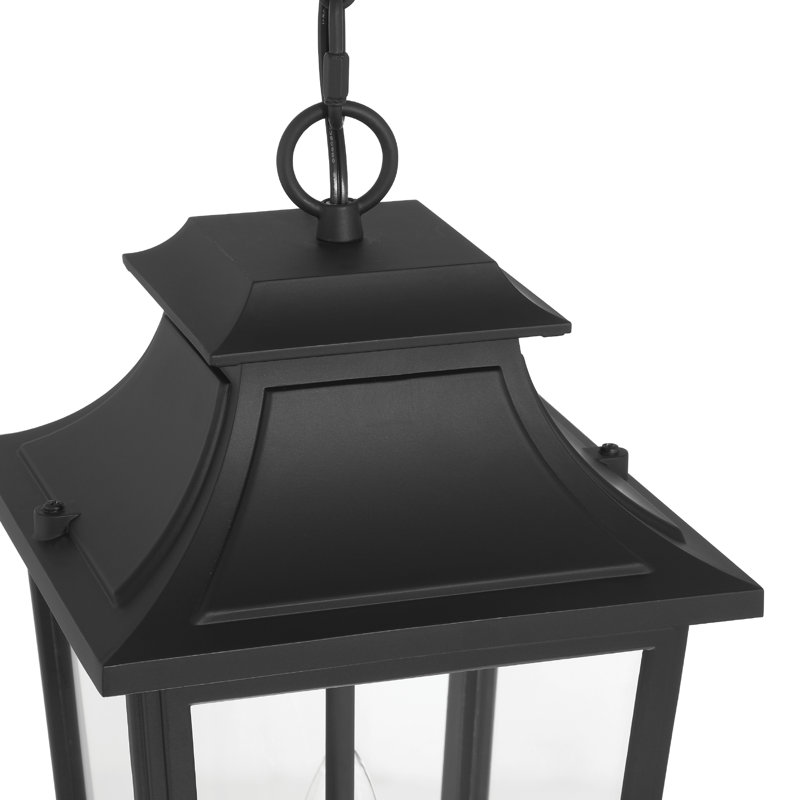 Hunter Spring Cove Outdoor 3 Light Large 17 Inch Pendant, Black