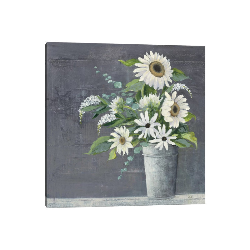 Late Summer Bouquet II by Julia Purinton - Wrapped Canvas Painting, 30.48 cm H x 30.48 cm W